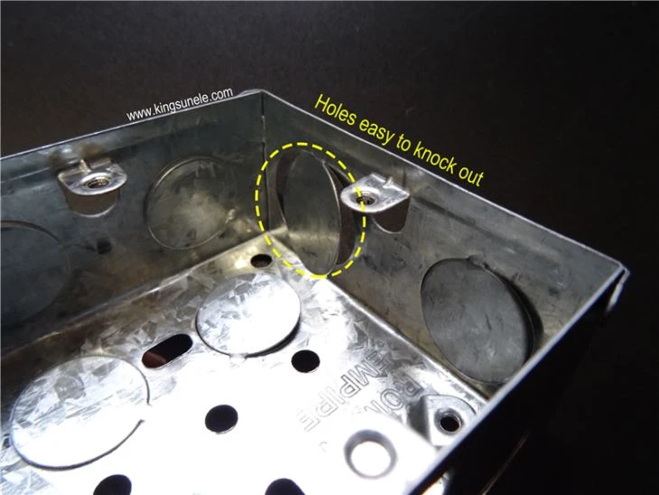 One Gang Knockout Electrical Box