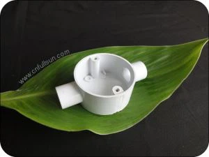 PVC Conduit Box 2 Way Ognioodporne